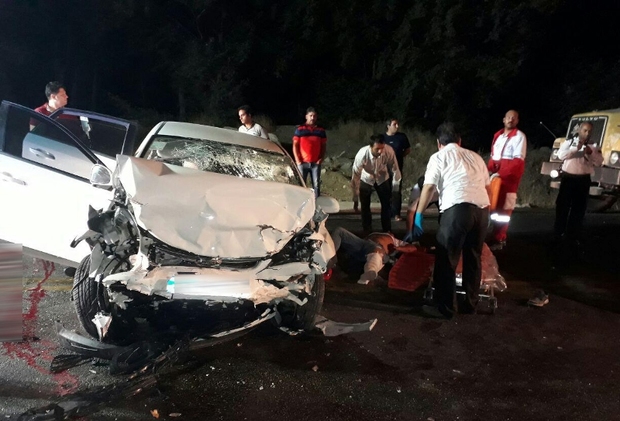 انحراف خودرو در بروجن 2 کشته برجا گذاشت