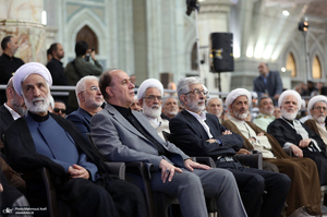 حضور شخصیت‌های سیاسی و مسئولان کشوری و لشکری در مراسم سالگرد ارتحال حضرت امام خمینی (س) -2