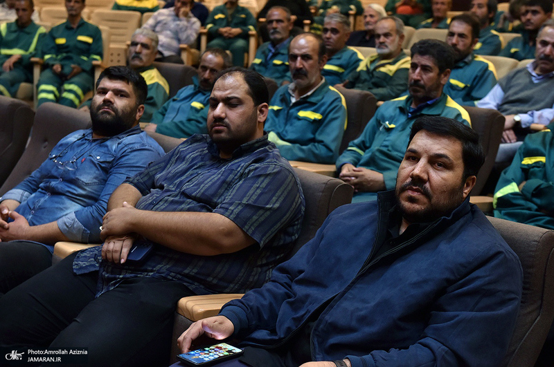 مراسم قدردانی از زحمات کارگران شهرداری حرم امام خمینی (س)