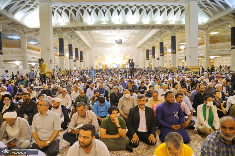 مراسم سالروز رحلت امام خمینی (س) از سوی مقام معظم رهبری در حرم حضرت معصومه(س)
