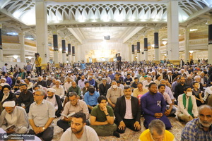 مراسم سالروز رحلت امام خمینی (س) از سوی مقام معظم رهبری در حرم حضرت معصومه(س)