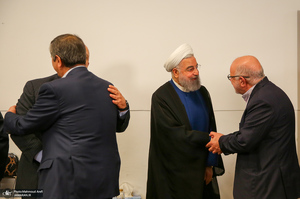 دیدار نوروزی سیاسیون با حسن روحانی