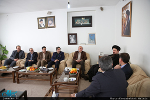 دیدار اعضای شورای مرکزی انجمن اسلامی مدرسین دانشگاه‎