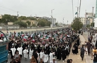 راهپیمایی مردم کراچی پاکستان در همبستگی با ایران (8)