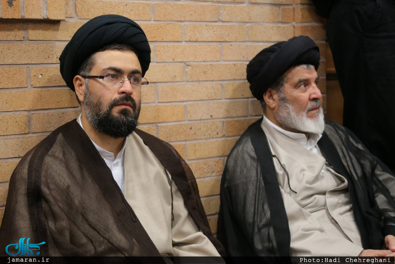 مراسم بزرگداشت والده آیت الله واعظ موسوی در بیت علامه طباطبایی قم