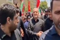 حضور پزشکیان در مراسم تشییع رهبر شهید + فیلم