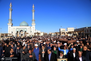 مراسم تشییع و خاکسپاری آیت الله سید هاشم رسولی محلاتی(ره) در قم