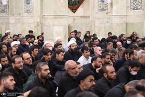 مراسم عزاداری شب هفتم ماه محرم در مسجد اعظم قم‎‎