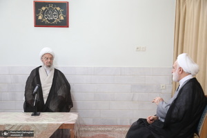 دیدار رئیس قوه قضاییه با مراجع عظام تقلید