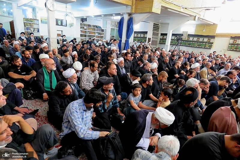 مراسم عزاداری ۲۸ صفر در دفتر آیت الله العظمی صانعی (ره)