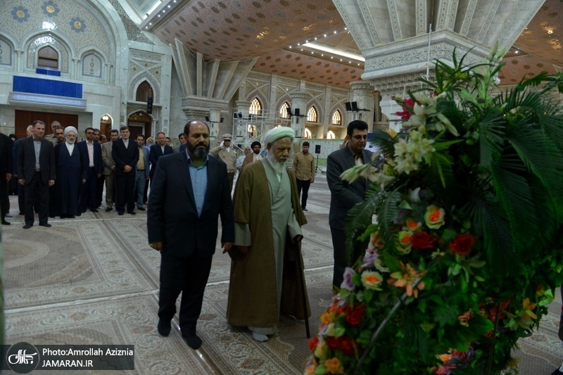 تجدید میثاق مسئولین و پرسنل قضایی شهرستان پاکدشت با آرمان های حضرت امام خمینی(س)