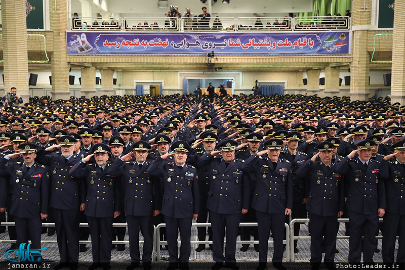 دیدار فرماندهان و کارکنان نیروی هوایی ارتش با رهبر معظم انقلاب