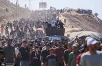 سیل بازگشت فلسطینیان به خانه‌هایشان در غزه (4)