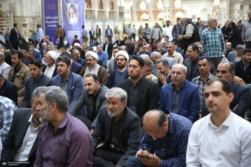 تجدید میثاق وزیر، مدیران و کارکنان وزارت علوم تحقیقات و فناوری با آرمان های امام