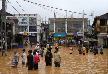 ۱۵۹ کشته و ده‌ها مفقود در طوفان ویرانگر سریلانکا