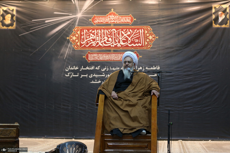 عزاداری شهادت حضرت زهرا (س)  مطهر امام خمینی (س)