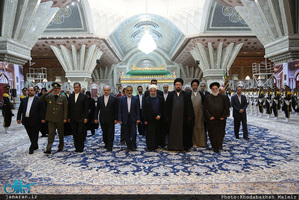 تجدید میثاق رئیس جمهوری و هیات دولت با آرمان های حضرت امام(س)