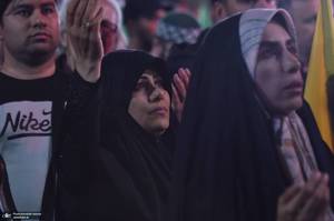 پنجاه و سومین شب اجتماع پر شور مردم در میدان صادقیه