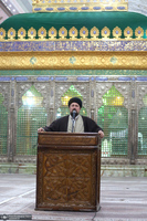 دیدار رئیس و اعضای جمعیت هلال‌احمر  با سید حسن خمینی